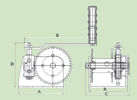 Treuil Manuel Ultra-Tow 2000 Lb à Vis Sans Fin – Super Costaud Pour Remorque, Prise Hexagonale